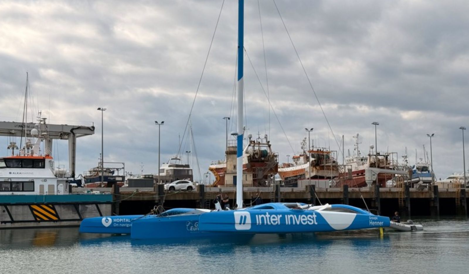 Mise à l'eau du nouvel Ocean Fifty d'Inter Invest